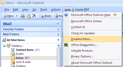 Microsoft outlook 2013 toolbar missing